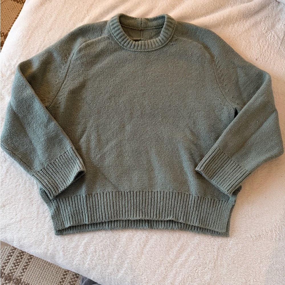 Abercrombie & Fitch Olive Crew Neck Sweater